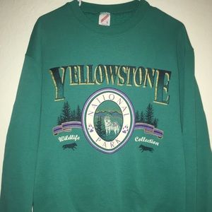 Vintage yellow stone sweatshirt